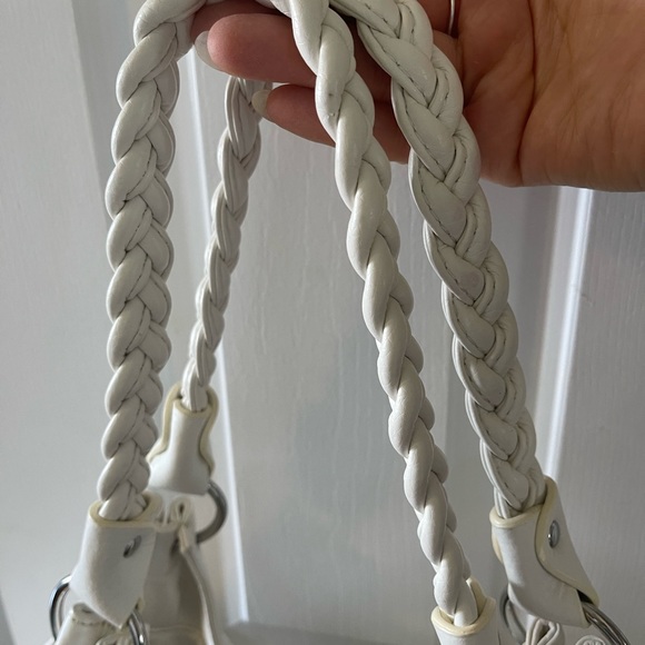 NINE WEST white soft leather bag - Picture 12 of 13